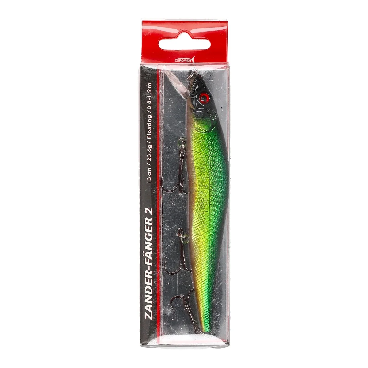 COROFISH Zanderfänger 2 13cm GS 23,6g Floating 0,8-1,9m