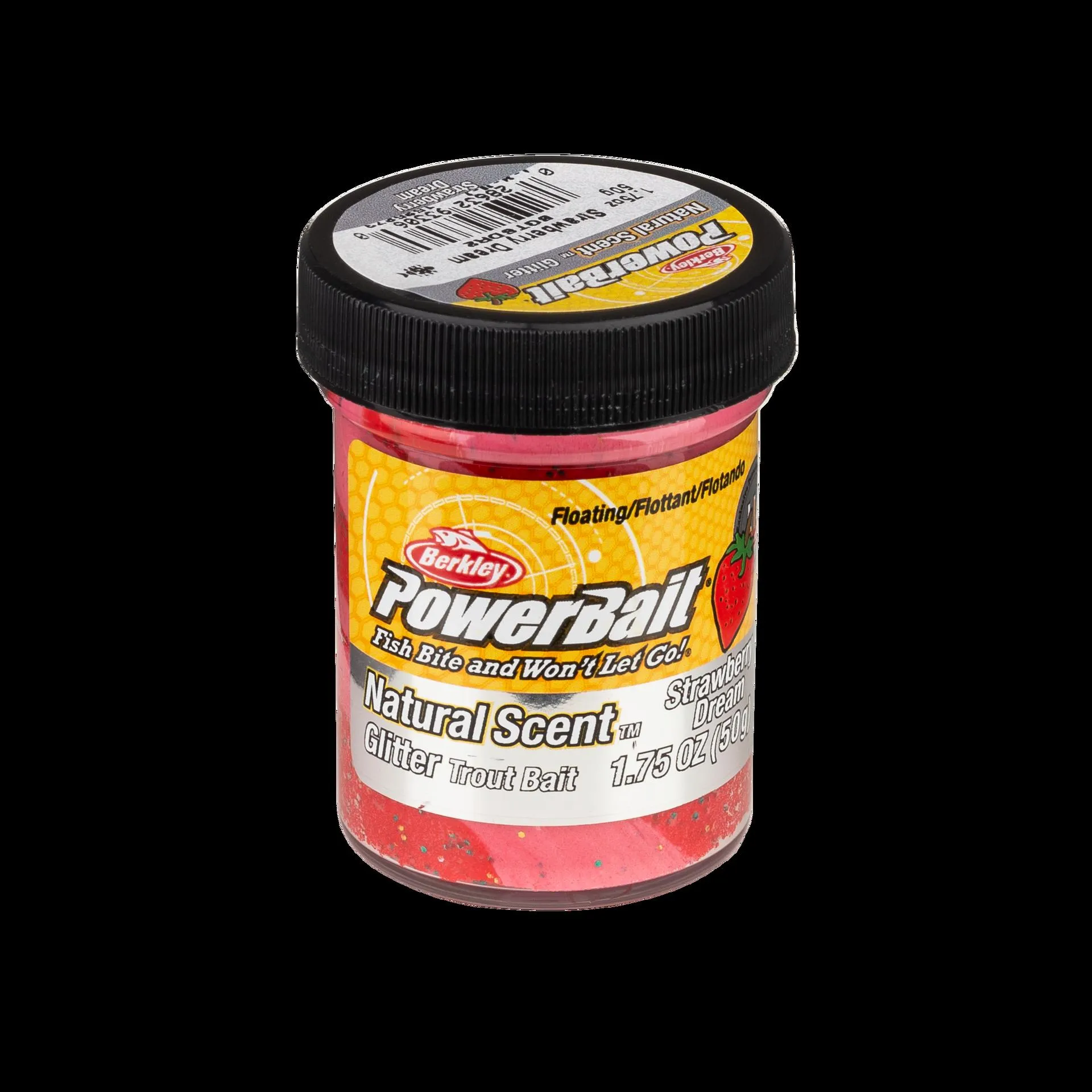 BERKLEY PowerBait Trout Bait Turbo Dough Strawberry Dream 50g