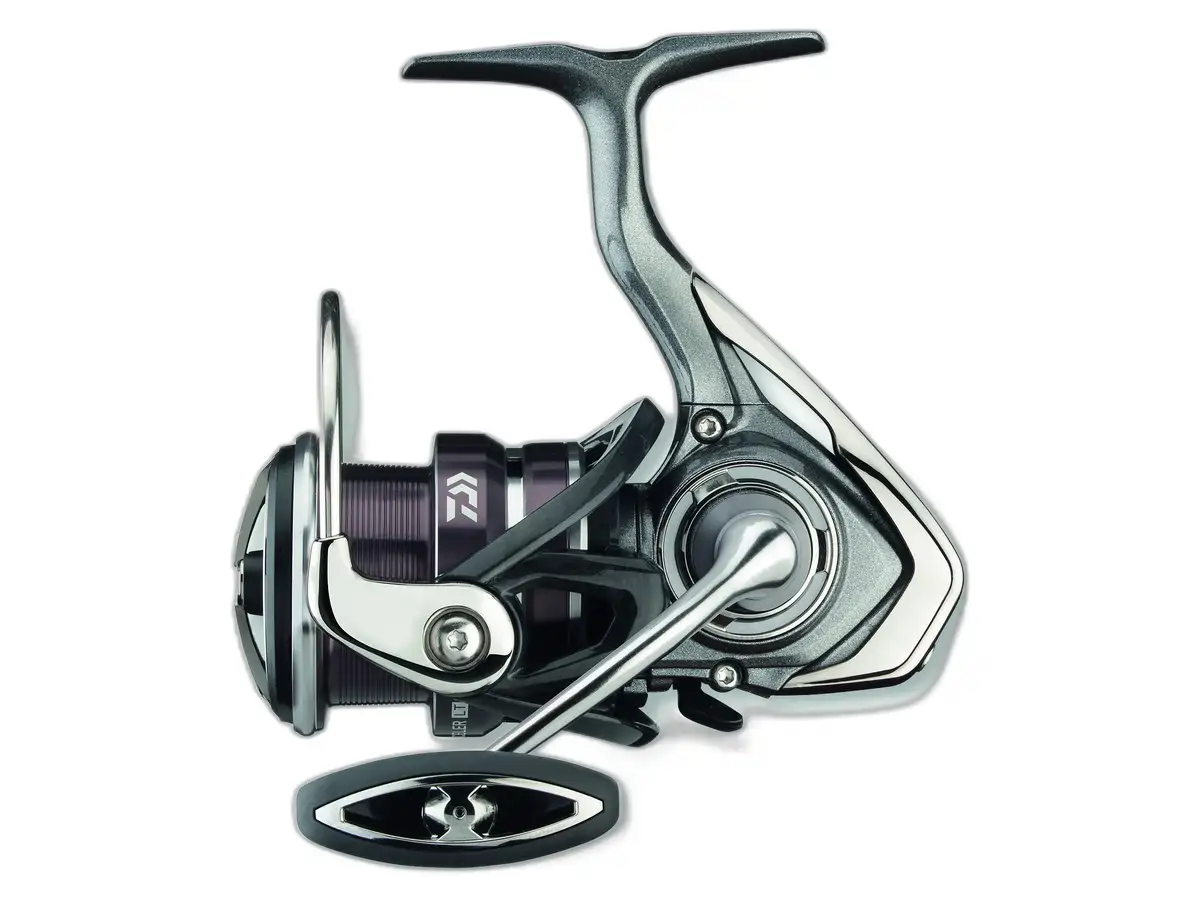 DAIWA TD Trout Area Com. 2.10m 1-6g Combo mit 20 Exceler LT 2000 Seitenansicht