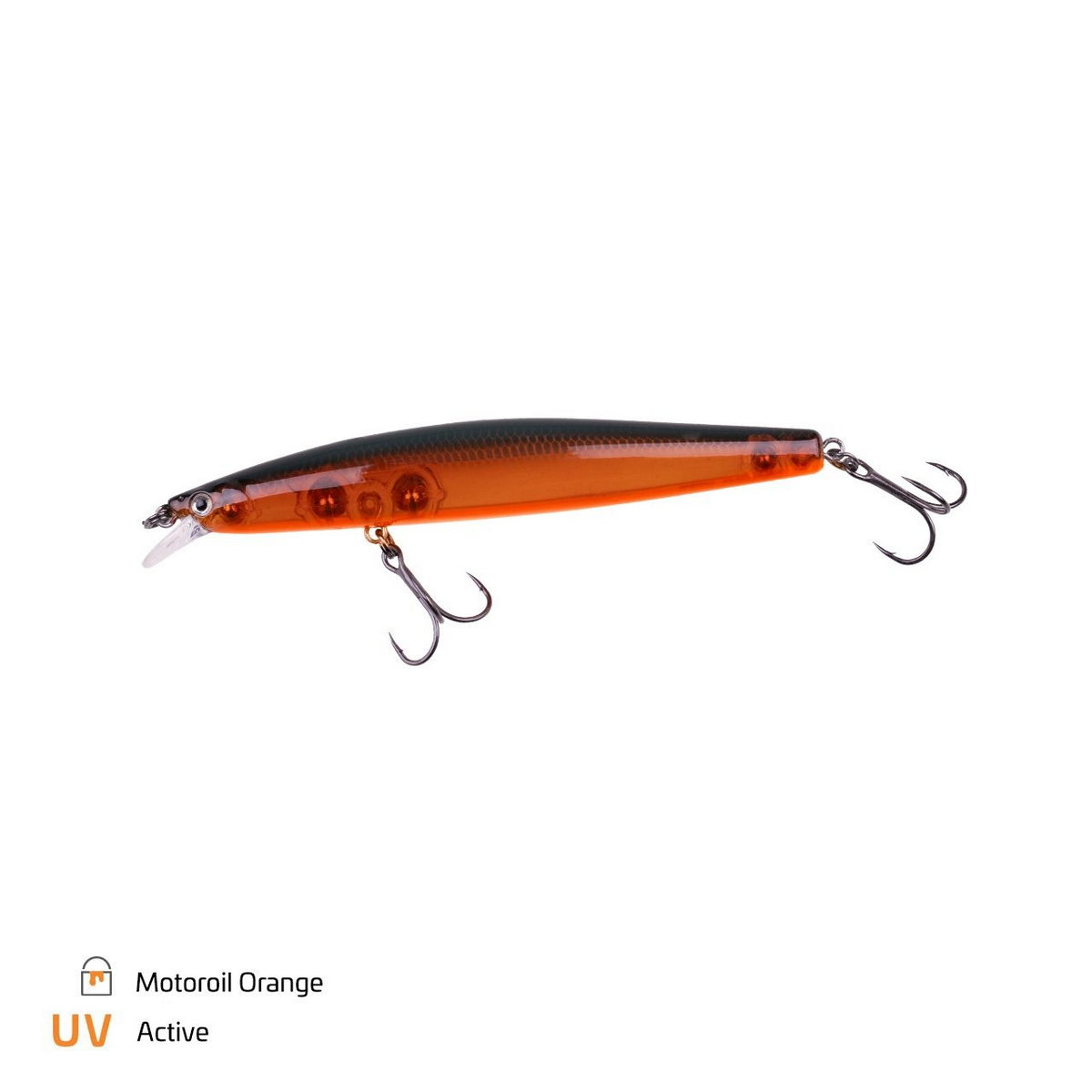 ZECK Zander Läufer 10.5cm - 0.5m F Motoroil Orange