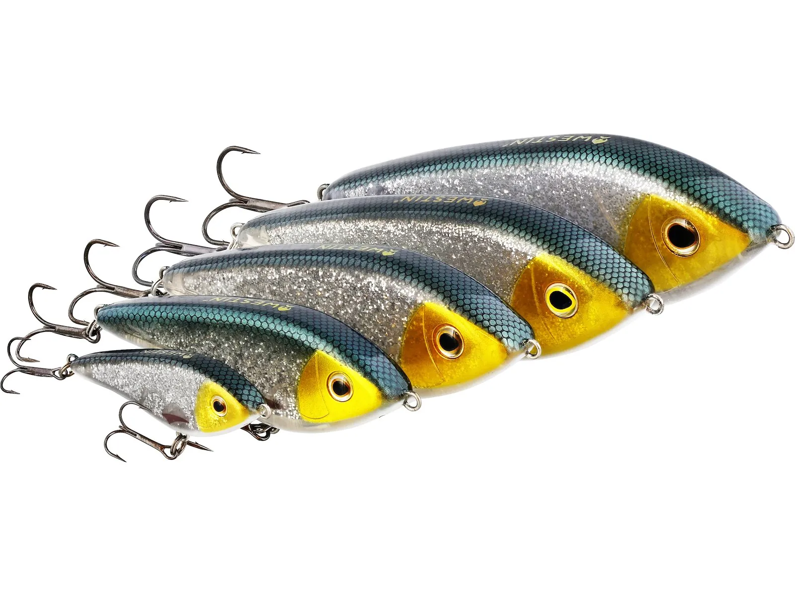 Swim Glidebait 10cm 31g Low Floating 3D Golden Perch – Detailansicht