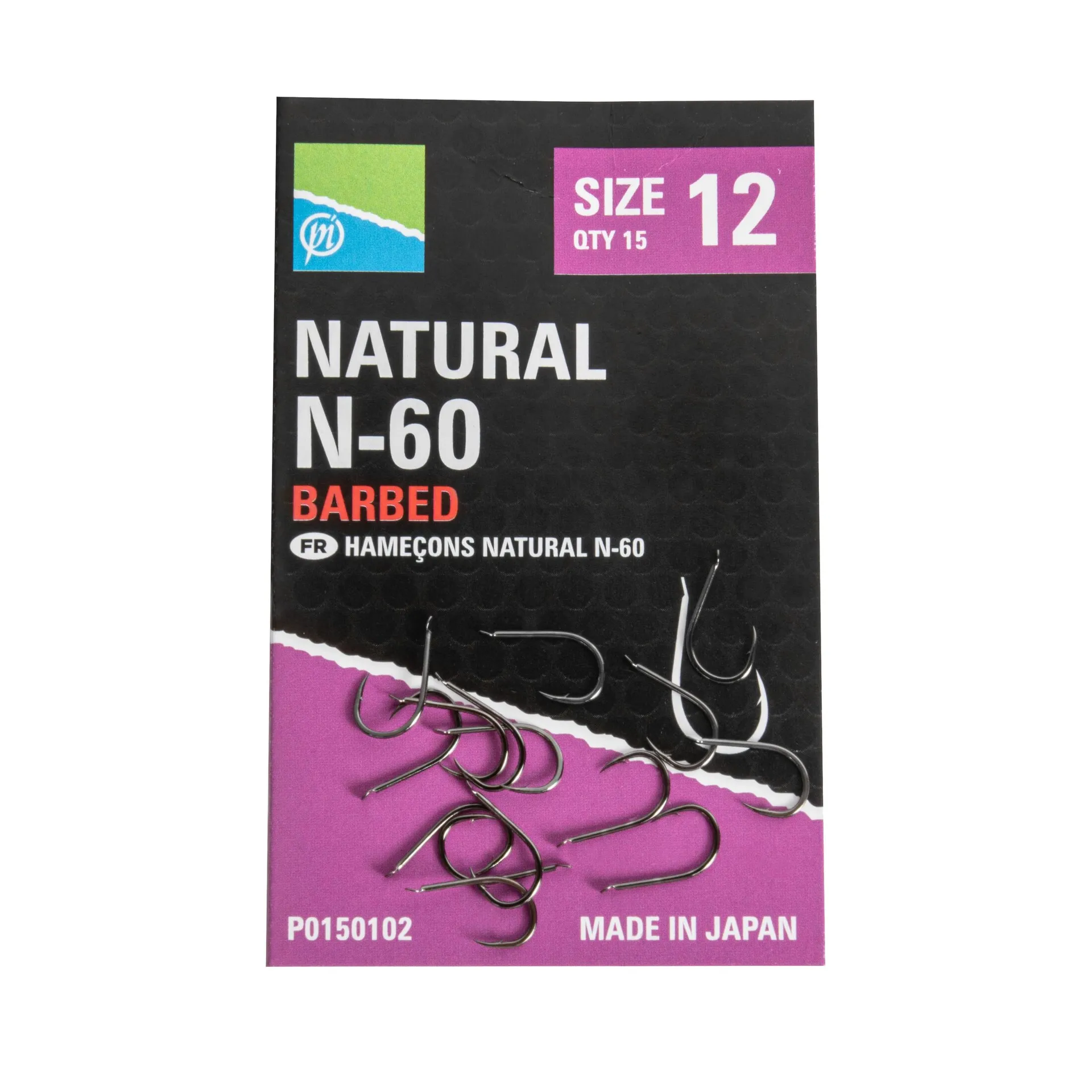PRESTON Natural N-60 Hooks