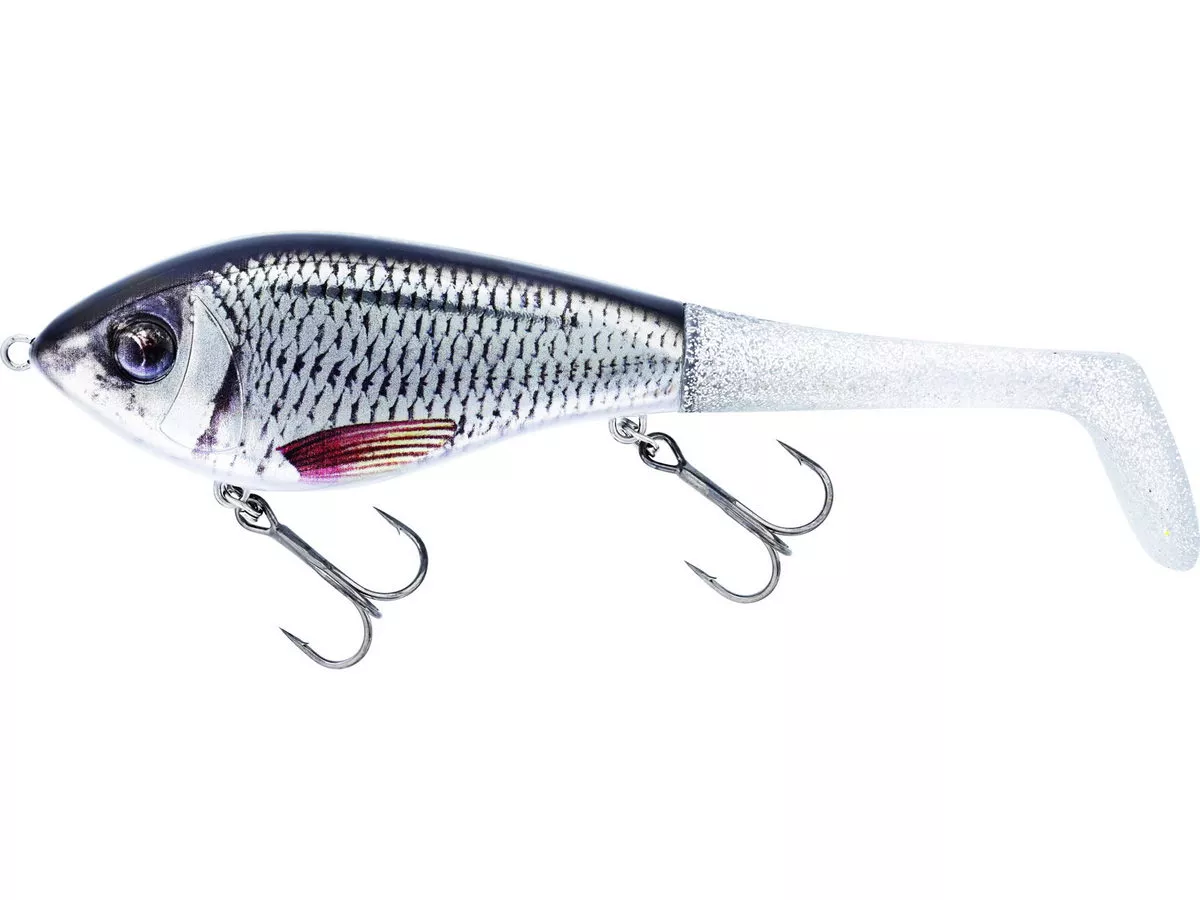 WESTIN Swim Tail 12cm 62g Suspending Real Roach 1 Body 2 Tails