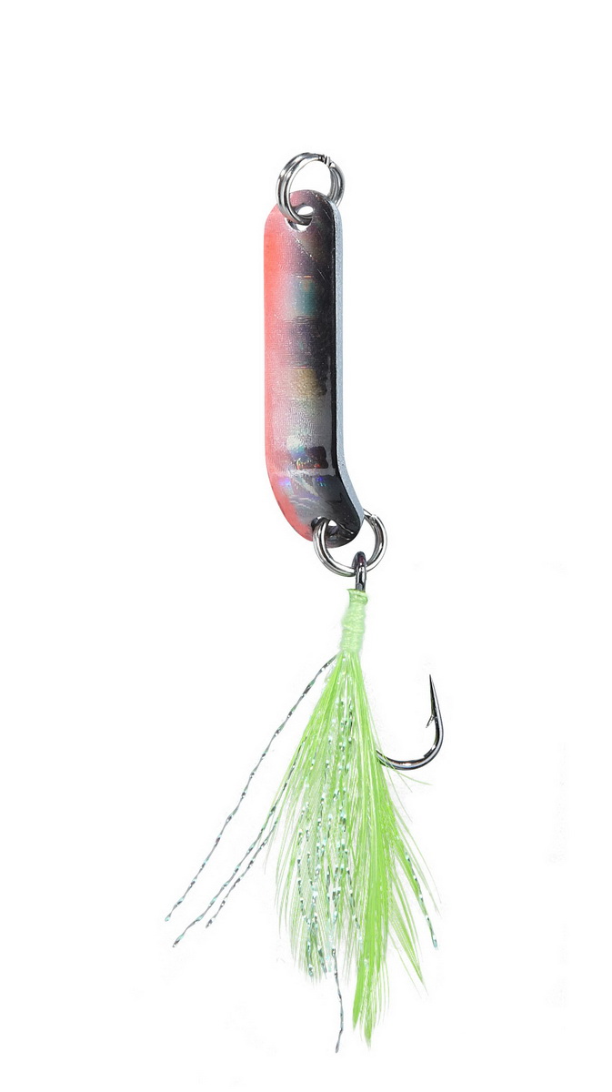 BALZER Trout Attack Forellenblinker Agro schwarz-silber-rot 3cm 2,5g