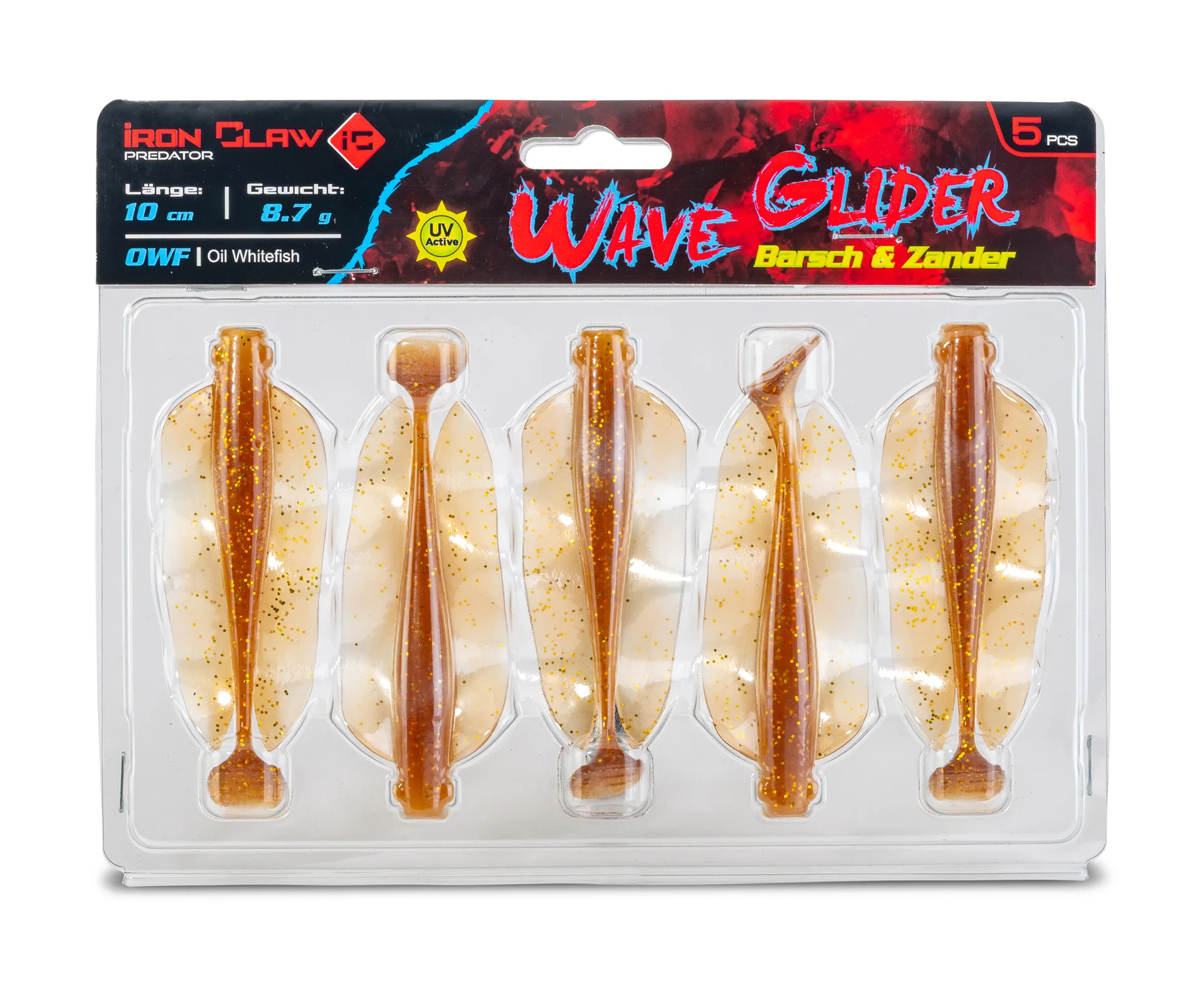 IRON CLAW Barsch & Zander Wave Glider 7cm/LPK 6st weitere Ansicht