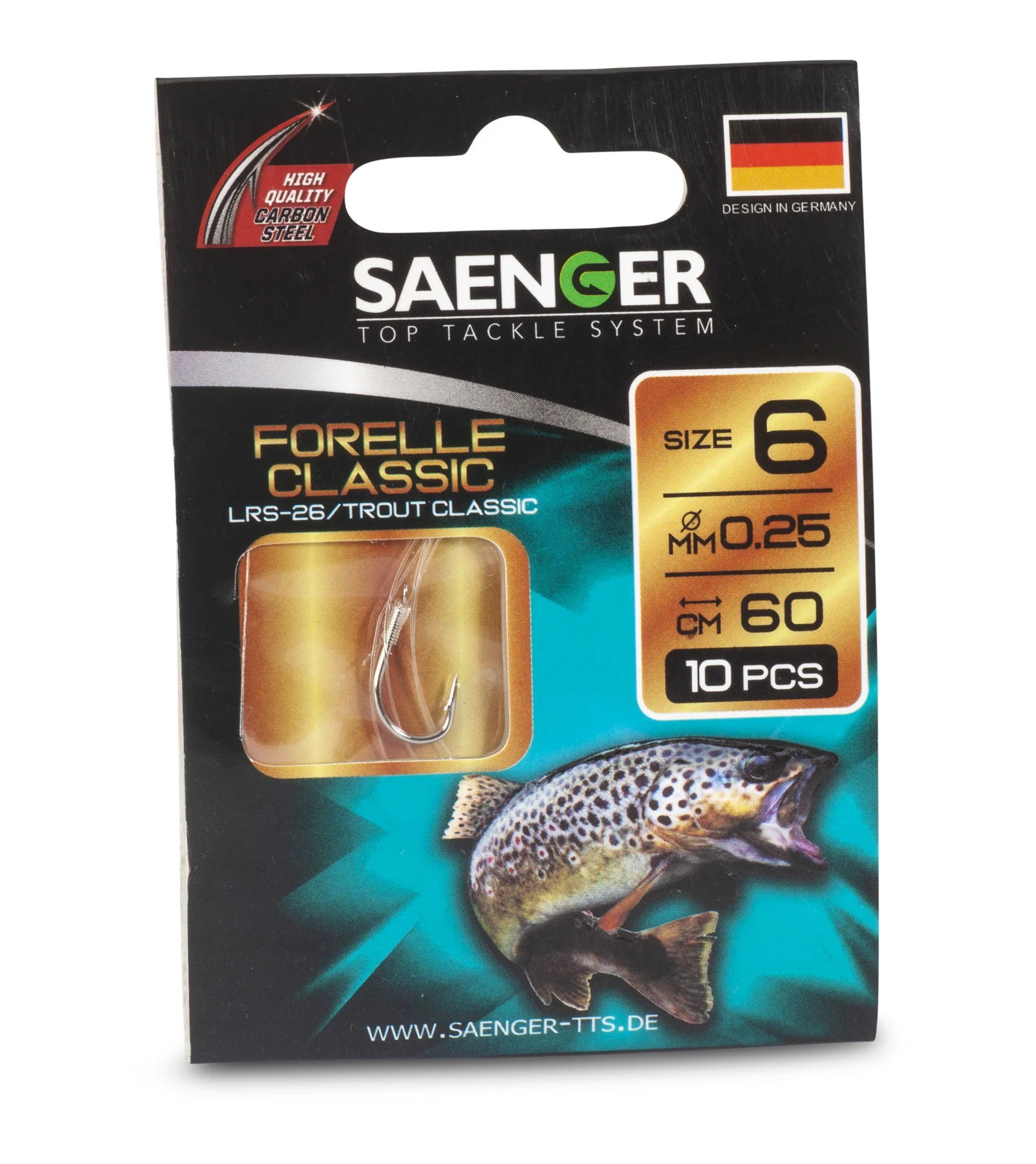 SÄNGER Forelle Classic LRS-26 60cm 4 / 10pcs. Verpackung