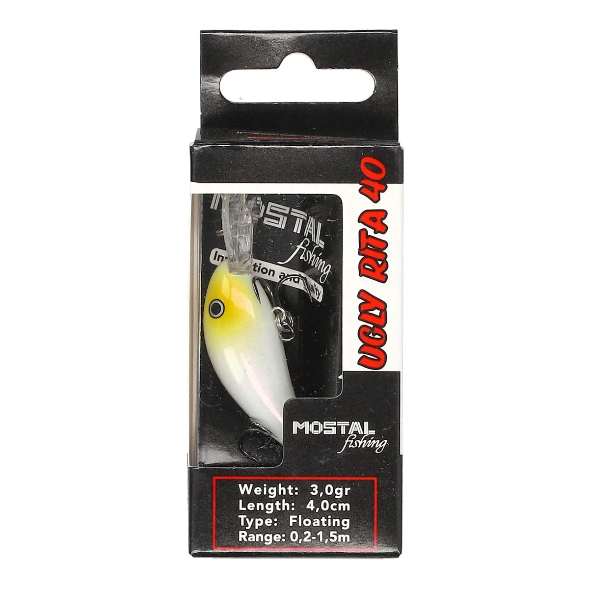 MOSTAL Ugly Rita 4cm Pearl Floating