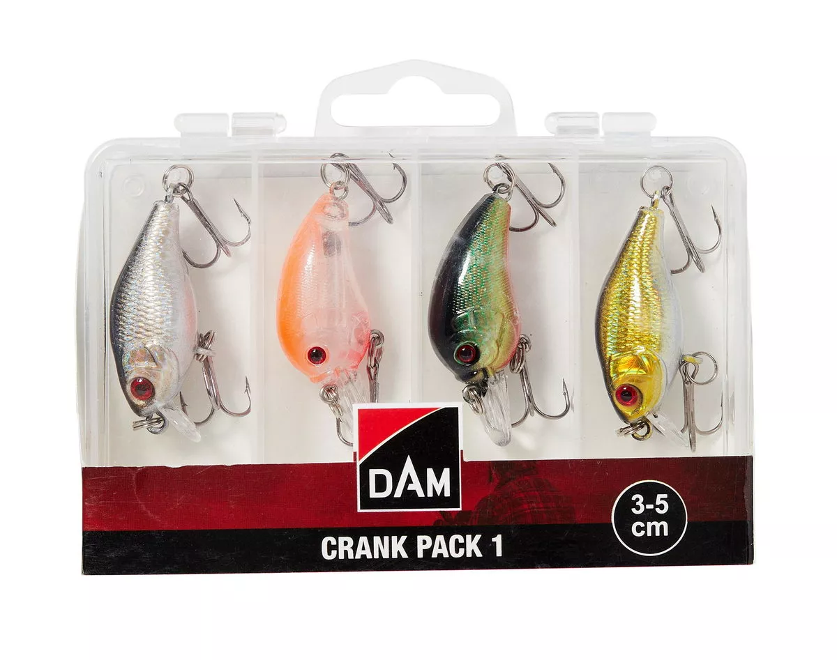 DAM Crank Pack Inc. Box 3-5cm Assorted Varied