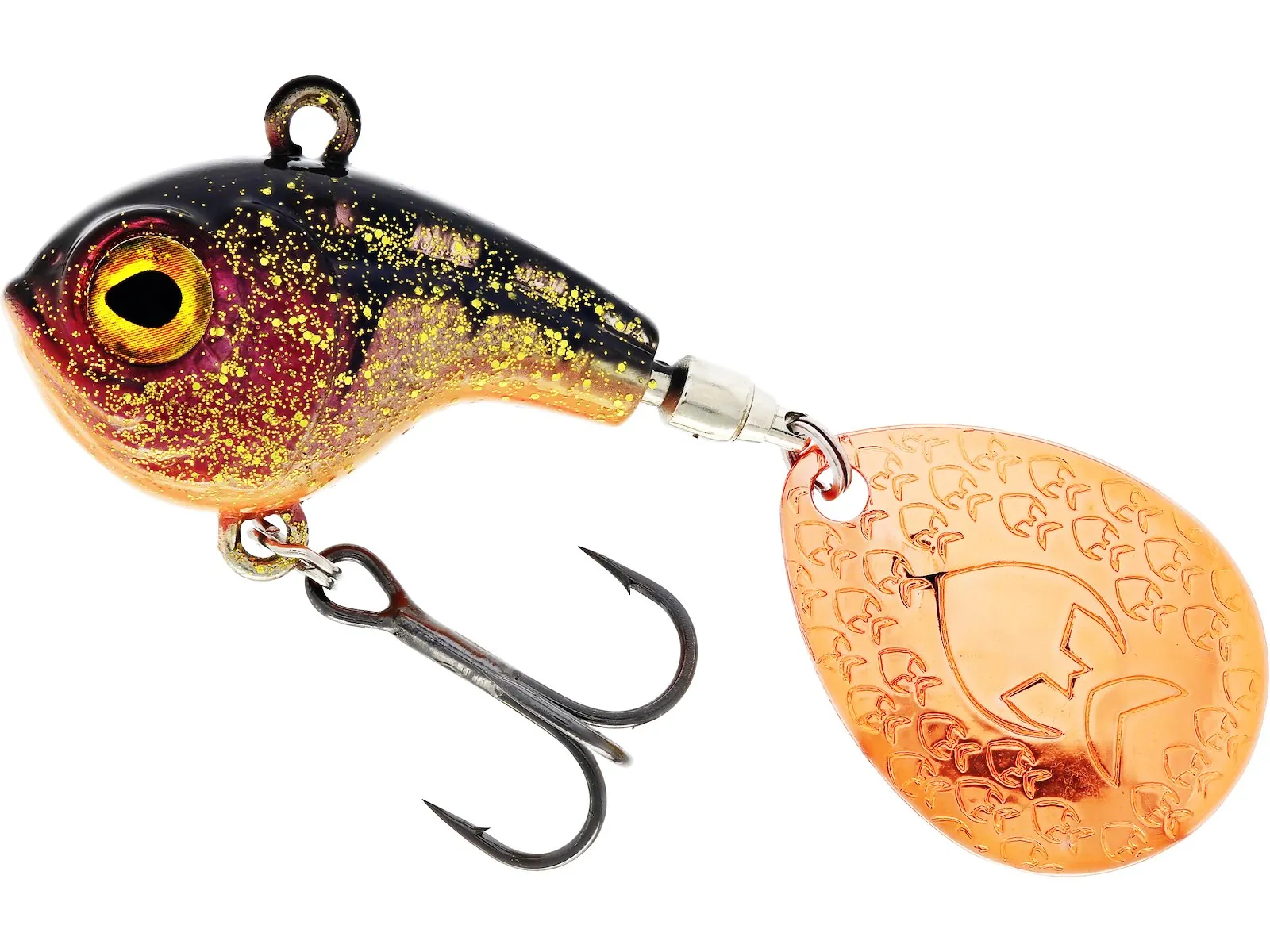 Dropbite Spin Tail Jig 2,6cm 8g Sinking Copper Perch – Hauptbild