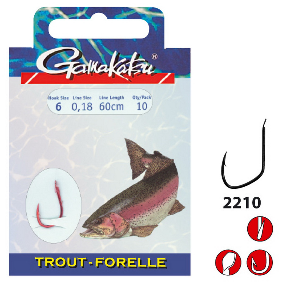 GAMAKATSU G-2210R Trout GAMAKATSU G-2210R Trout