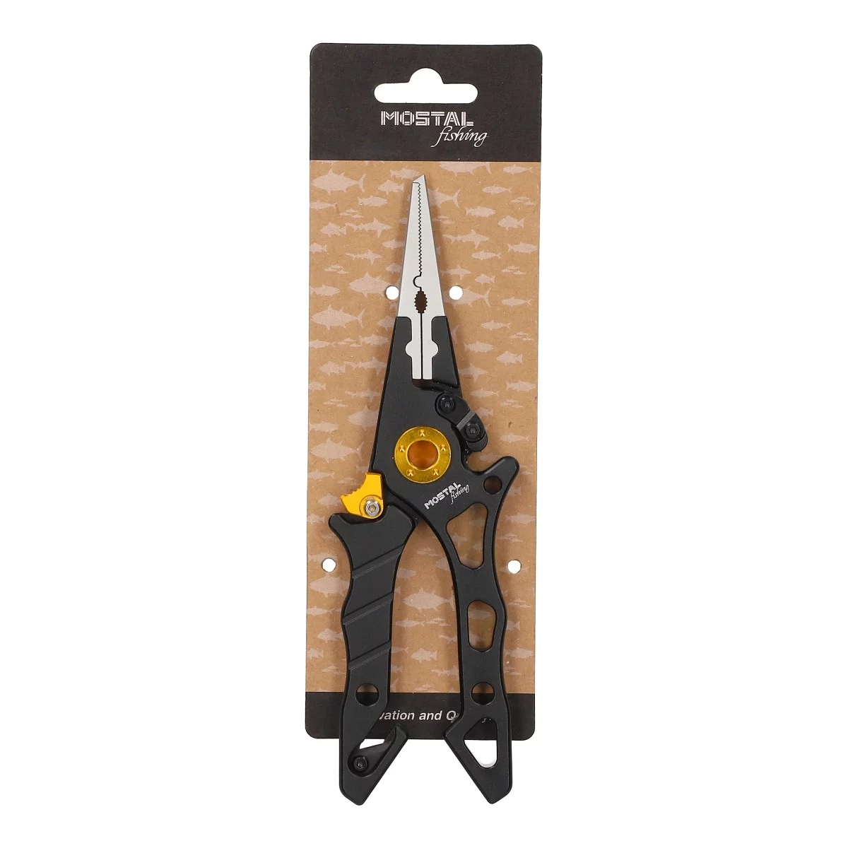 MOSTAL Aluminium Fishing Pliers 7,8" Angelzange Multifunktion