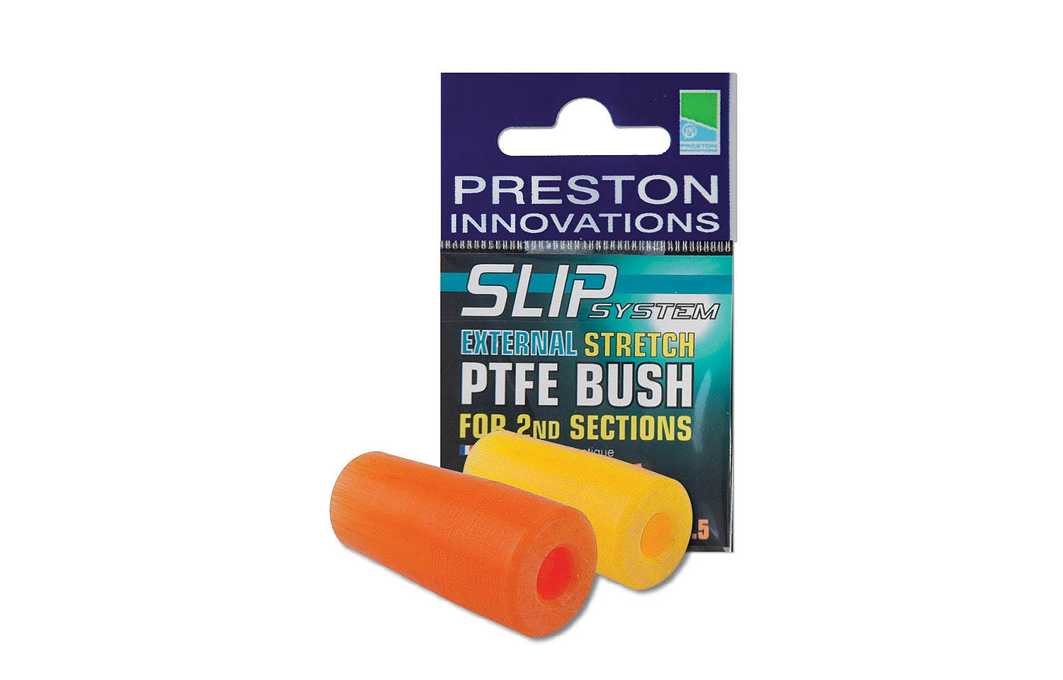 PRESTON S/S Stretch Ptfe Bushes No 1 (Yellow) PRESTON S/S Stretch Ptfe Bushes No 1 (Yellow)