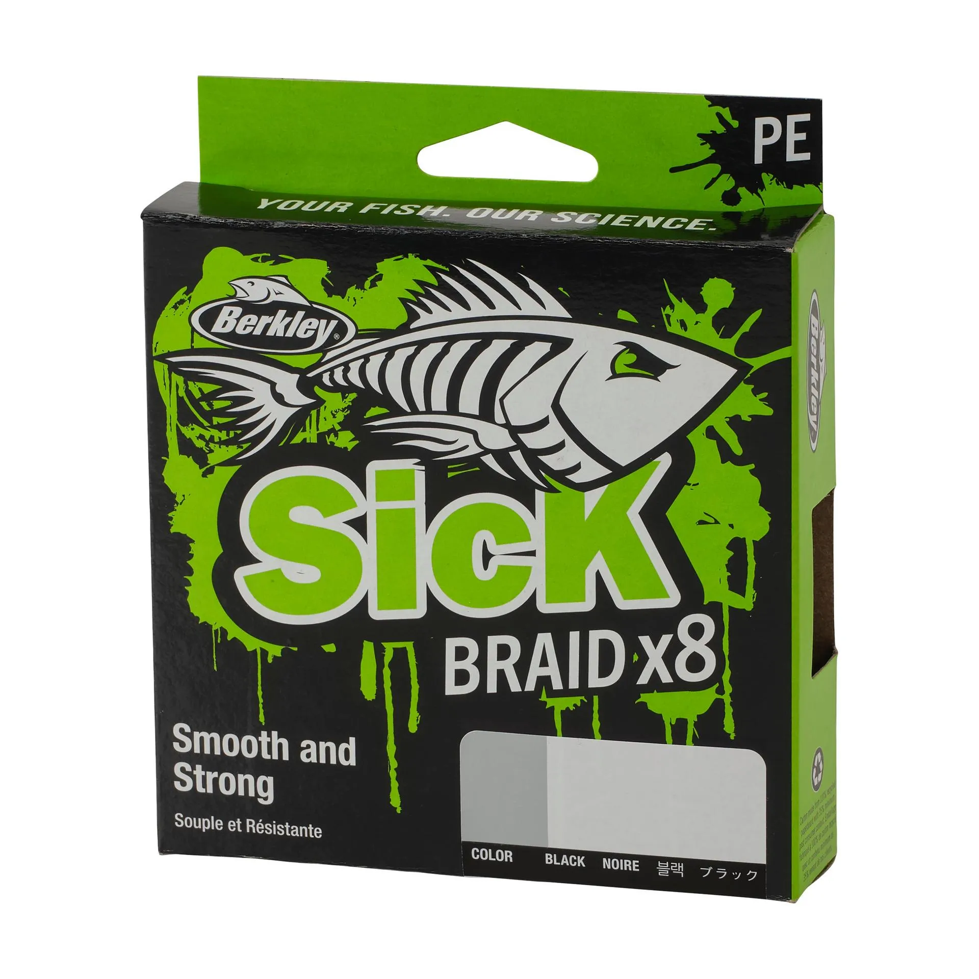 BERKLEY Sick Braid 8X Black 0.19mm 300m 18kg
