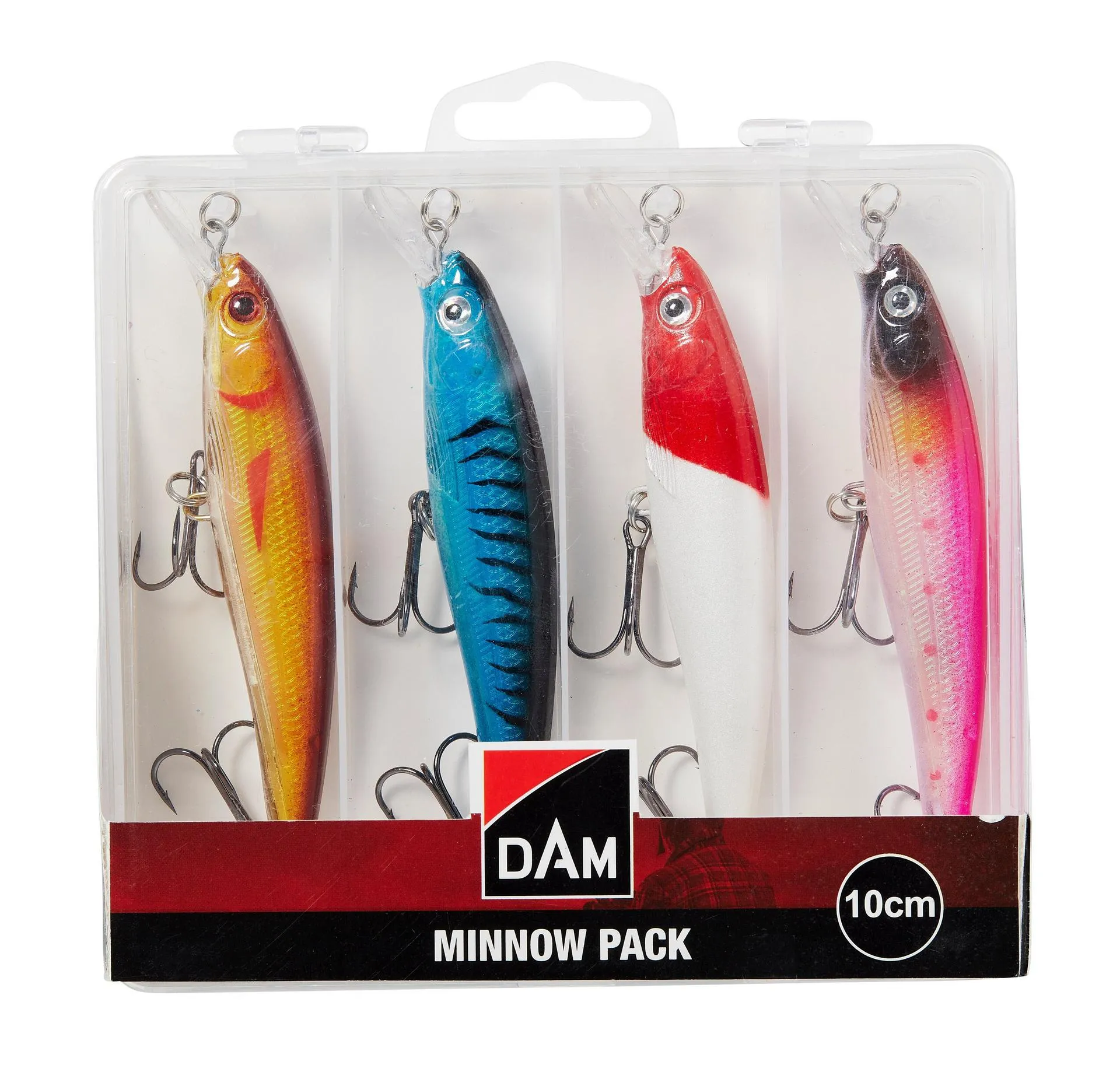 DAM Minnow Pack Inc. Box 10cm Assorted 13g
