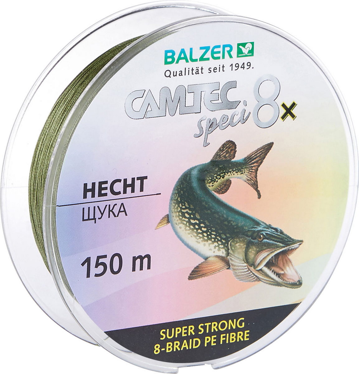 BALZER Camtec Speci 8x, Hecht 0,20mm, 150m, dunkelgrün BALZER Camtec Speci 8x, Hecht 0,20mm, 150m, dunkelgrün
