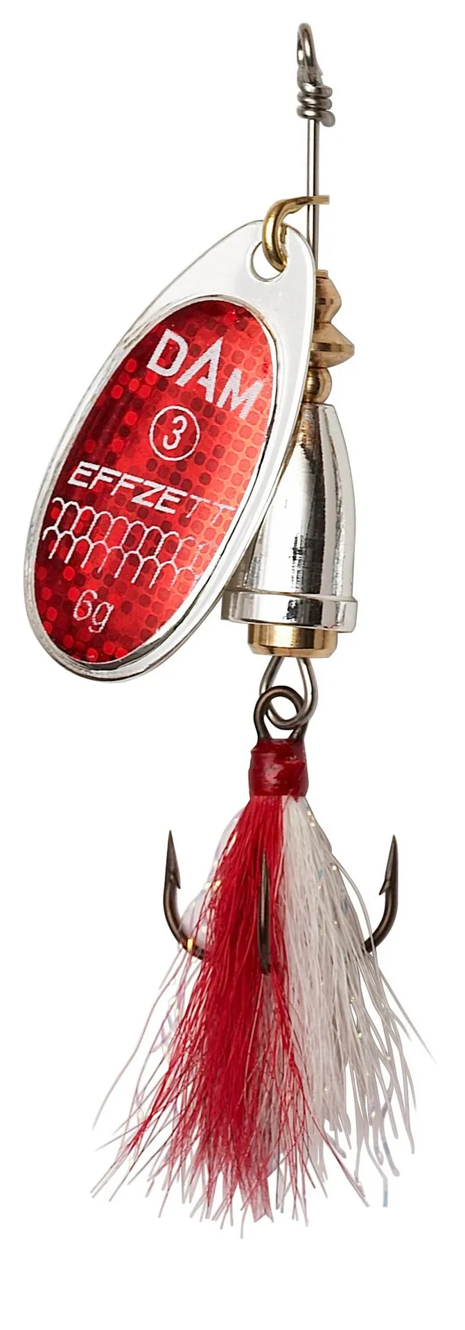 DAM EXECUTOR DRESSED SPINNER 1 3G S RF RED Hard Bait