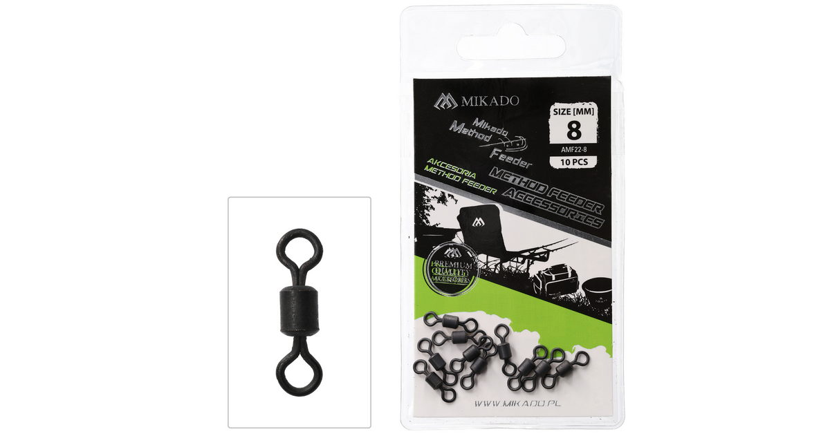 MIKADO Wirbel - Method Feeder Swivel No Nr. 8 - 10st
