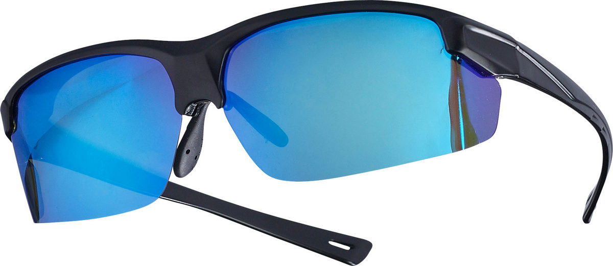BALZER Polarisationsbrille Ibiza, grau-blaue Gläser revo BALZER Polarisationsbrille Ibiza, grau-blaue Gläser revo