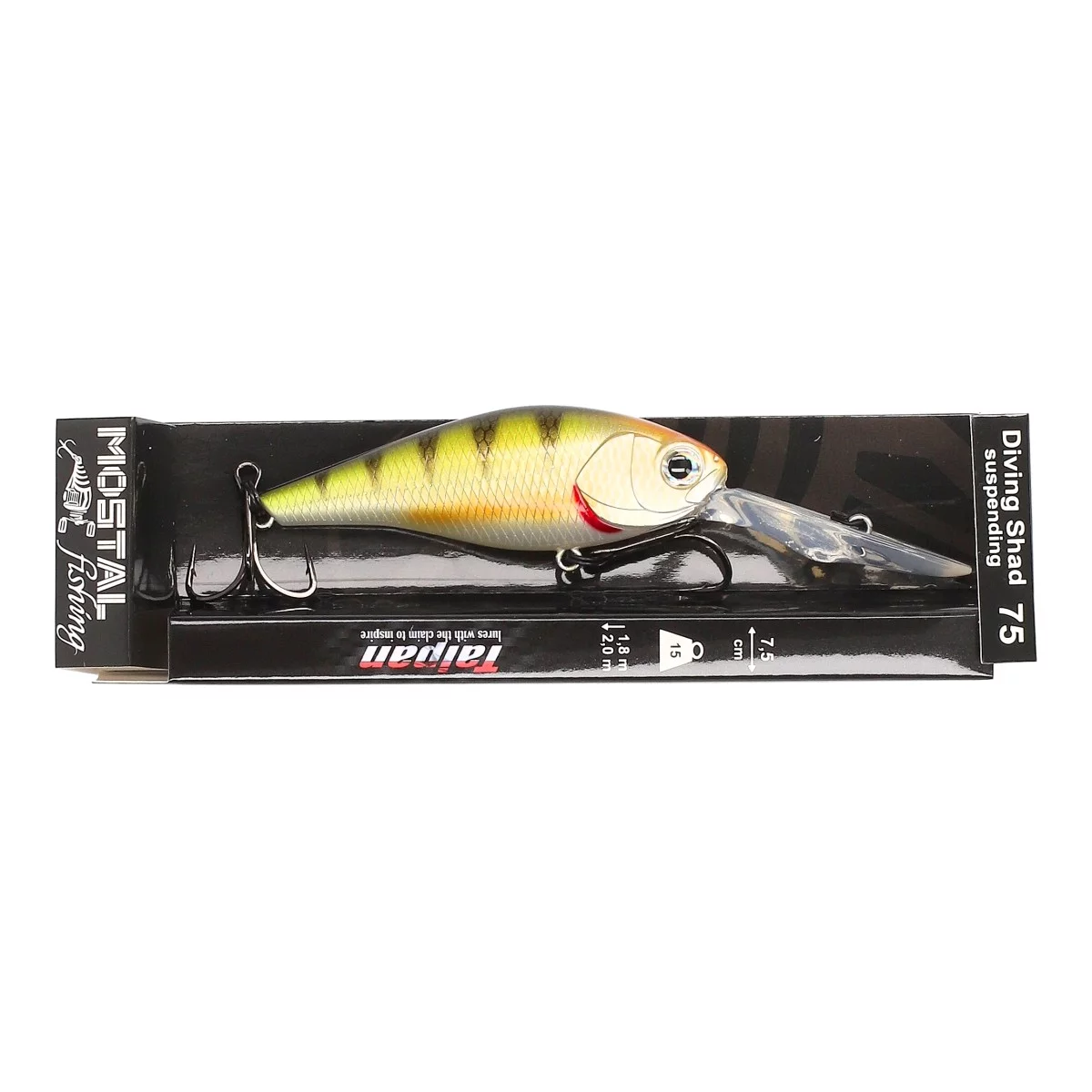 TAIPAN Diving Shad Perch 62mm