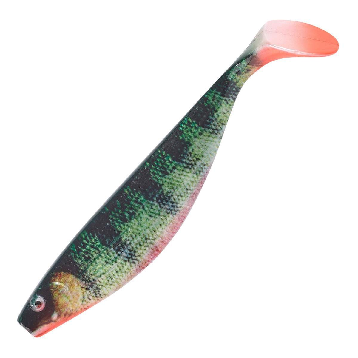 BALZER Shirasu Photo Print Shad 3D Bloody Tail Barsch 10cm BALZER Shirasu Photo Print Shad 3D Bloody Tail Barsch 10cm