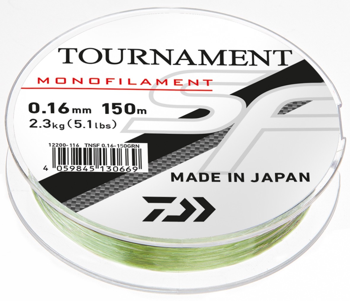 DAIWA Tournament Line SF grün-transp. 0.36|11.1kg|300m DAIWA Tournament Line SF grün-transp. 0.36|11.1kg|300m