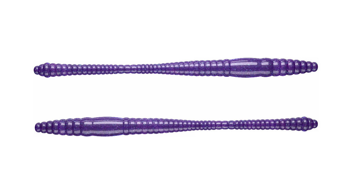 LIBRA LURES Dying Worm 80 Cheese 038-brown 12st, Forellenköder, schwimmend und aromatisiert — 7.00 Purple Glitter Cheese