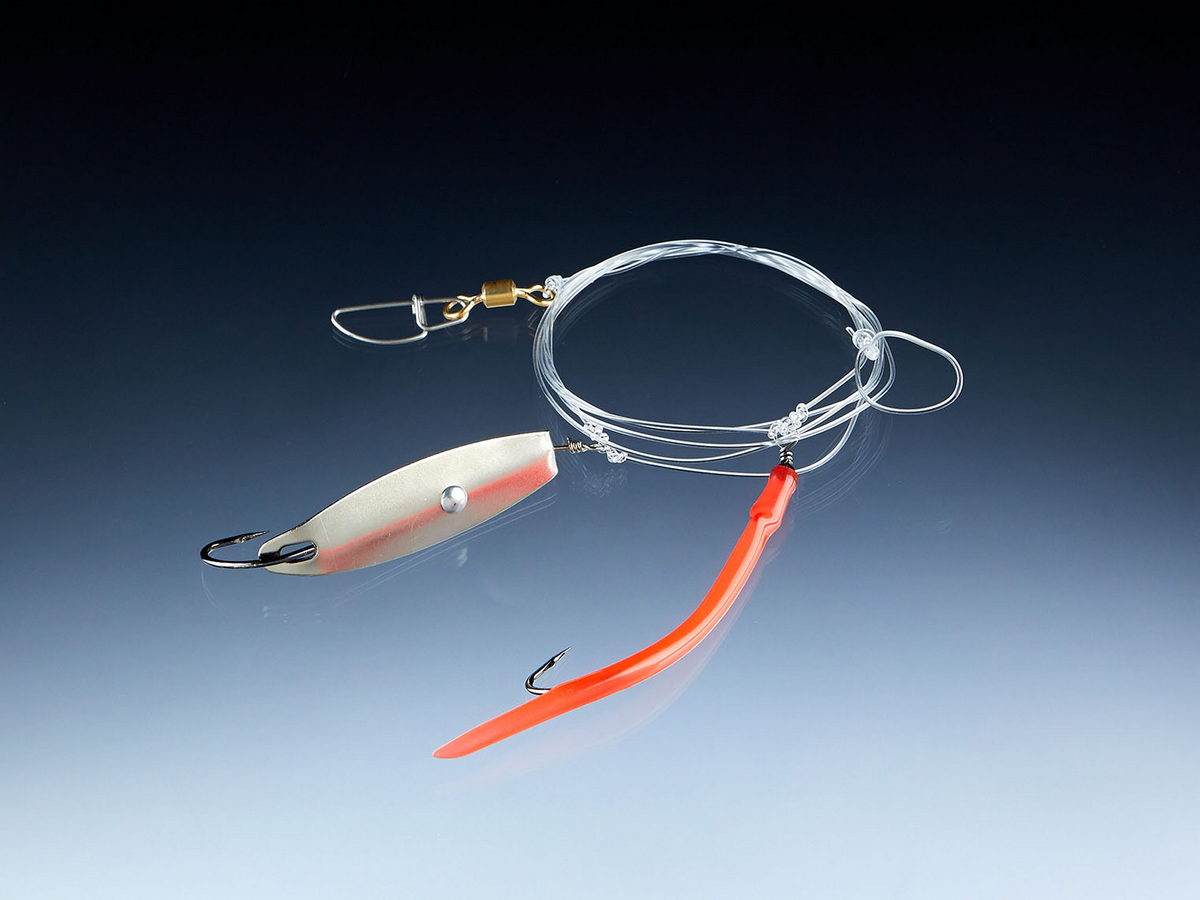 BALZER Gummi Makk-Dorschblinker System, japanrot 6/0 1st BALZER Gummi Makk-Dorschblinker System, japanrot 6/0 1st