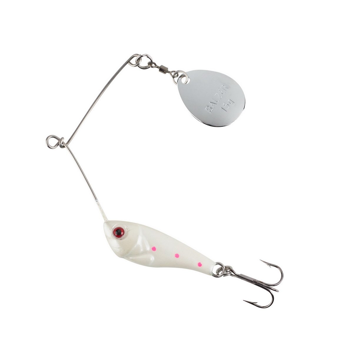 BALZER Micro spinner bait 10g, weiss