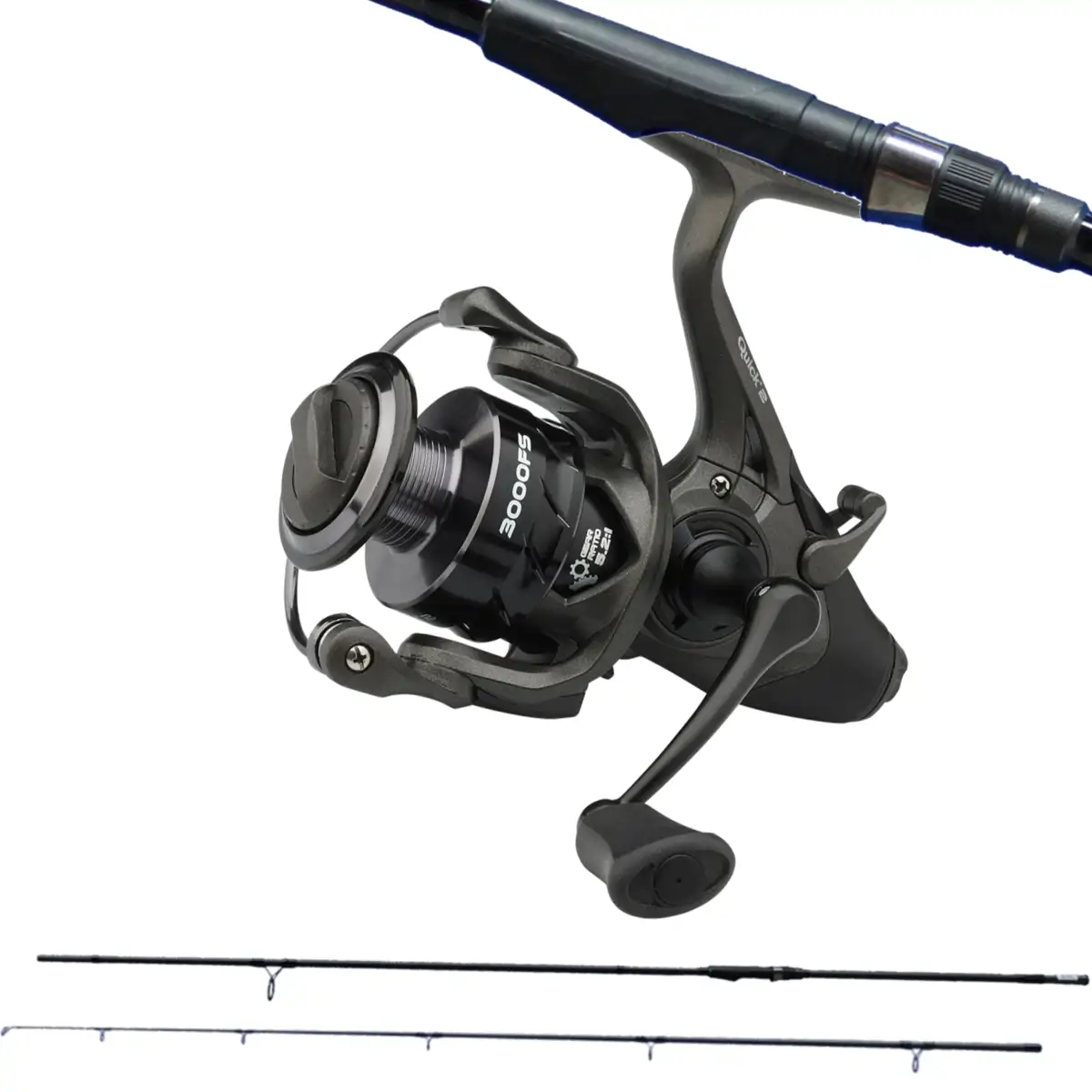 EFT Saga NG Carp 3,60m 2,75lb Combo mit DAM Quick 2 V2 5000 FS