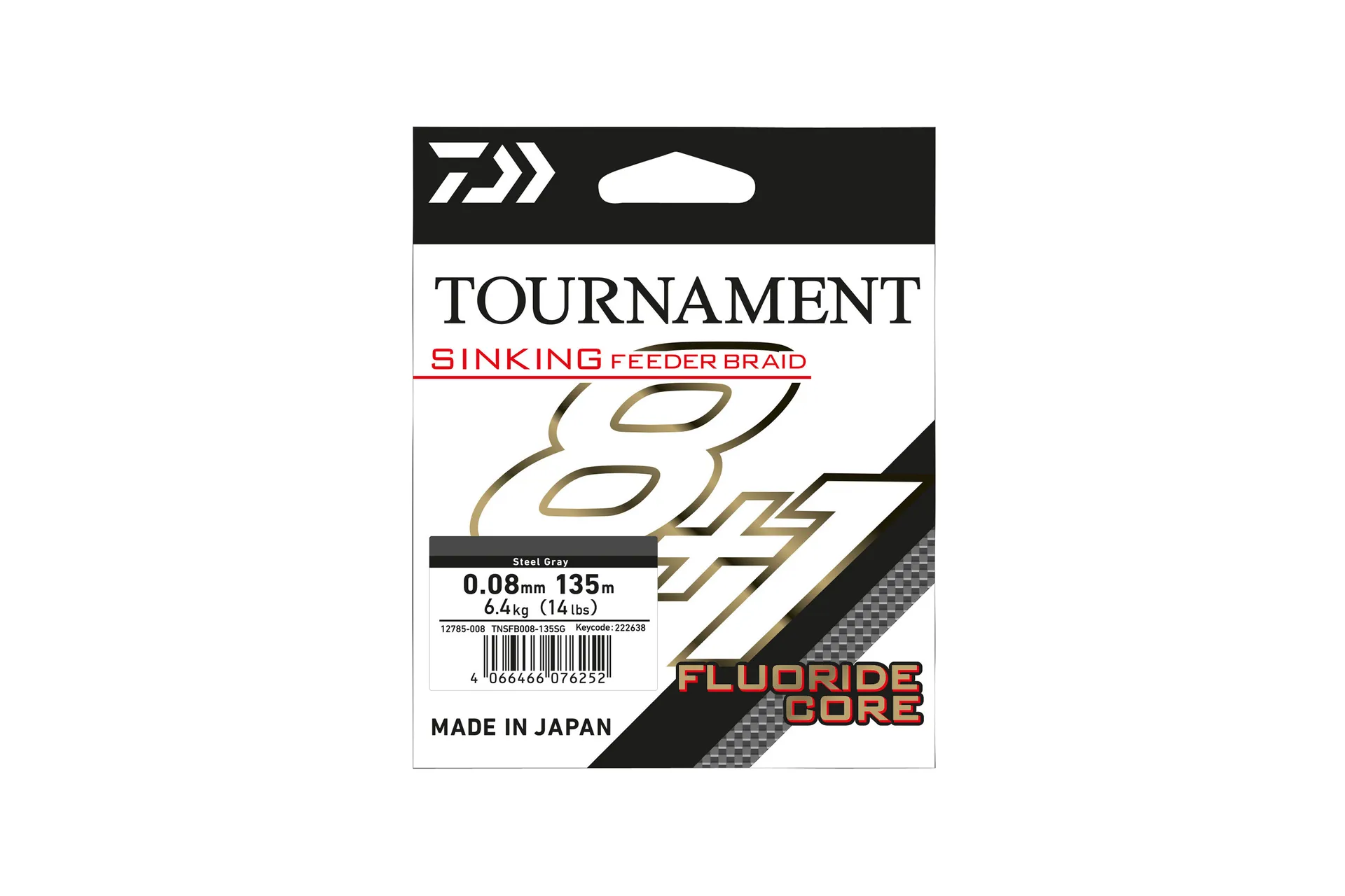 Daiwa Tournament Sinking Feeder Braid TNSFB014-150SG Geflochtene Schnur Ansicht 2