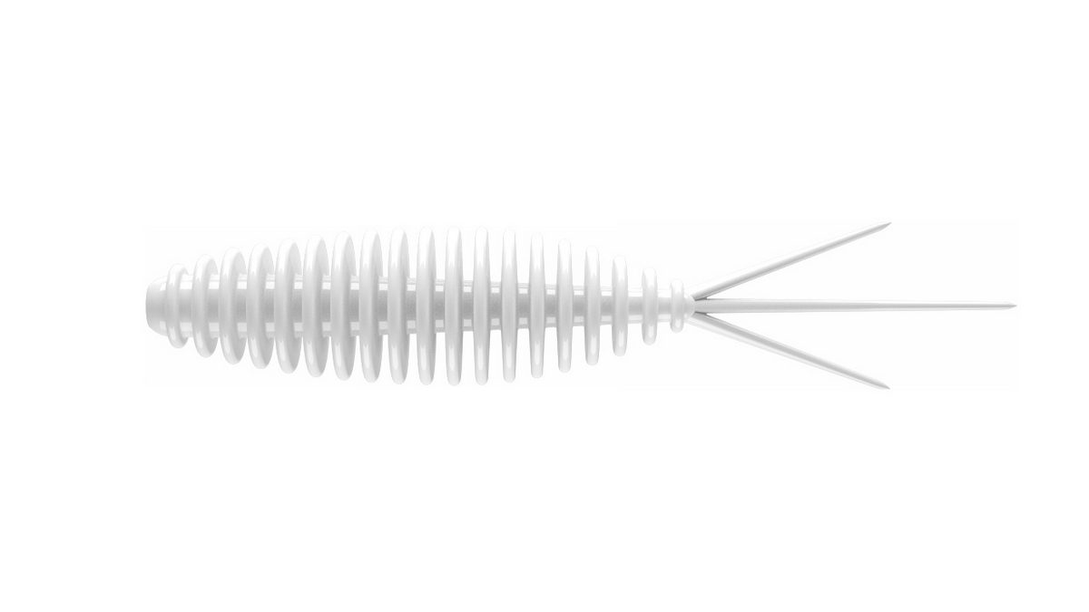 LIBRA LURES Turbo Worm 56 Cheese 000-Glow UV Green 8st, Forellenköder, schwimmend und aromatisiert — 5.60 White Cheese