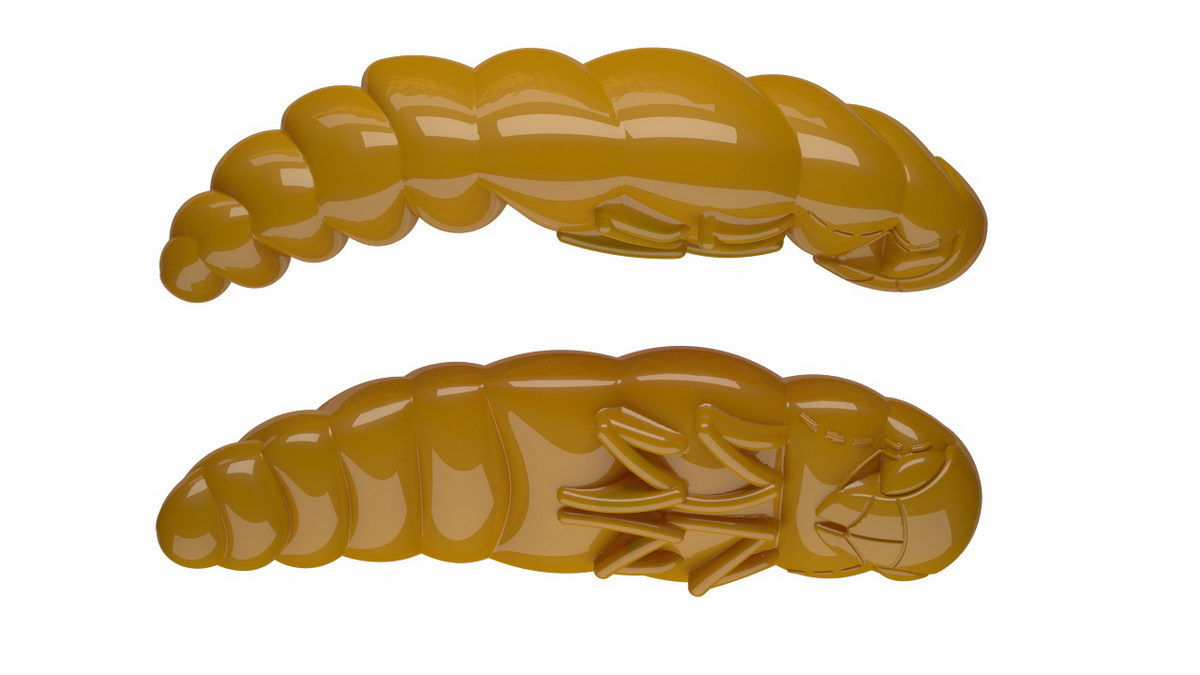 LIBRA LURES Largo 35 Cheese 040-black 10st, Forellenköder, schwimmend und aromatisiert — 3.00 Coffee Milk Krill