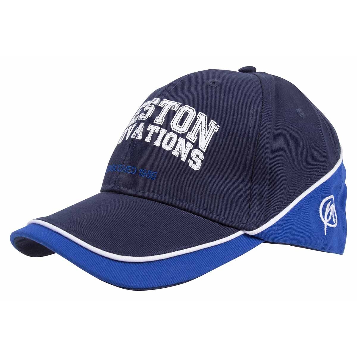 PRESTON Blue Cap With Blue & White Piping PRESTON Blue Cap With Blue & White Piping
