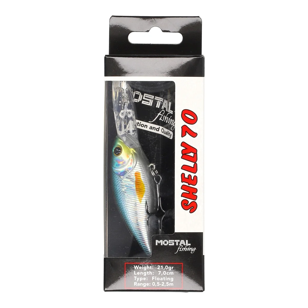 MOSTAL Shelly 70 Blue Shiner floating