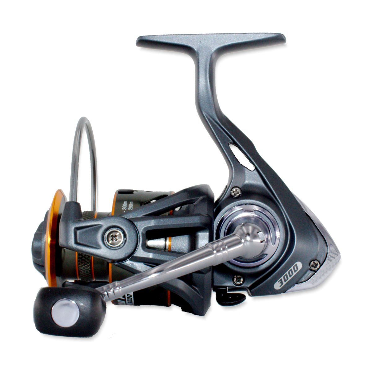 JAMES COOK Alu Pro 3000, Spinnrolle Süßwasser und Salzwasser geeignet.