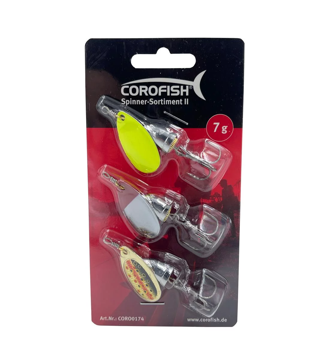 COROFISH Spinner Sortiment 7g 3st