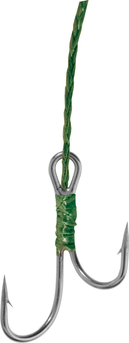 BALZER Camtec Speci Ryder Haken mit geflochtener Schnur, 80cm, #1/0, 0,16mm