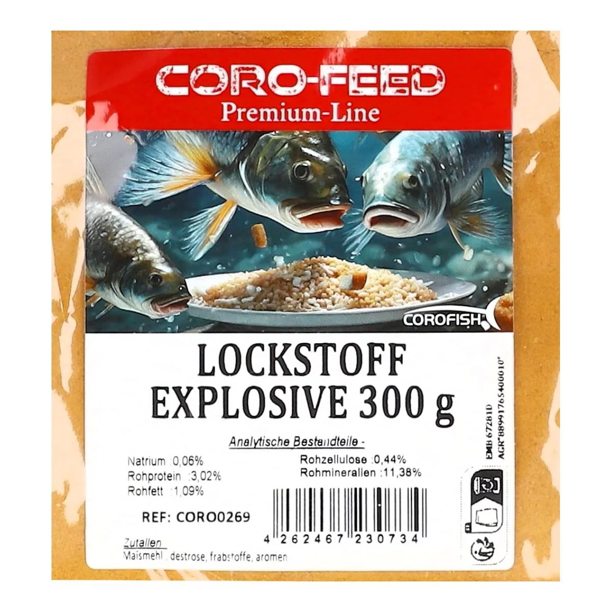 COROFISH Premium Line Lockstoff 300g Aroma Pulver