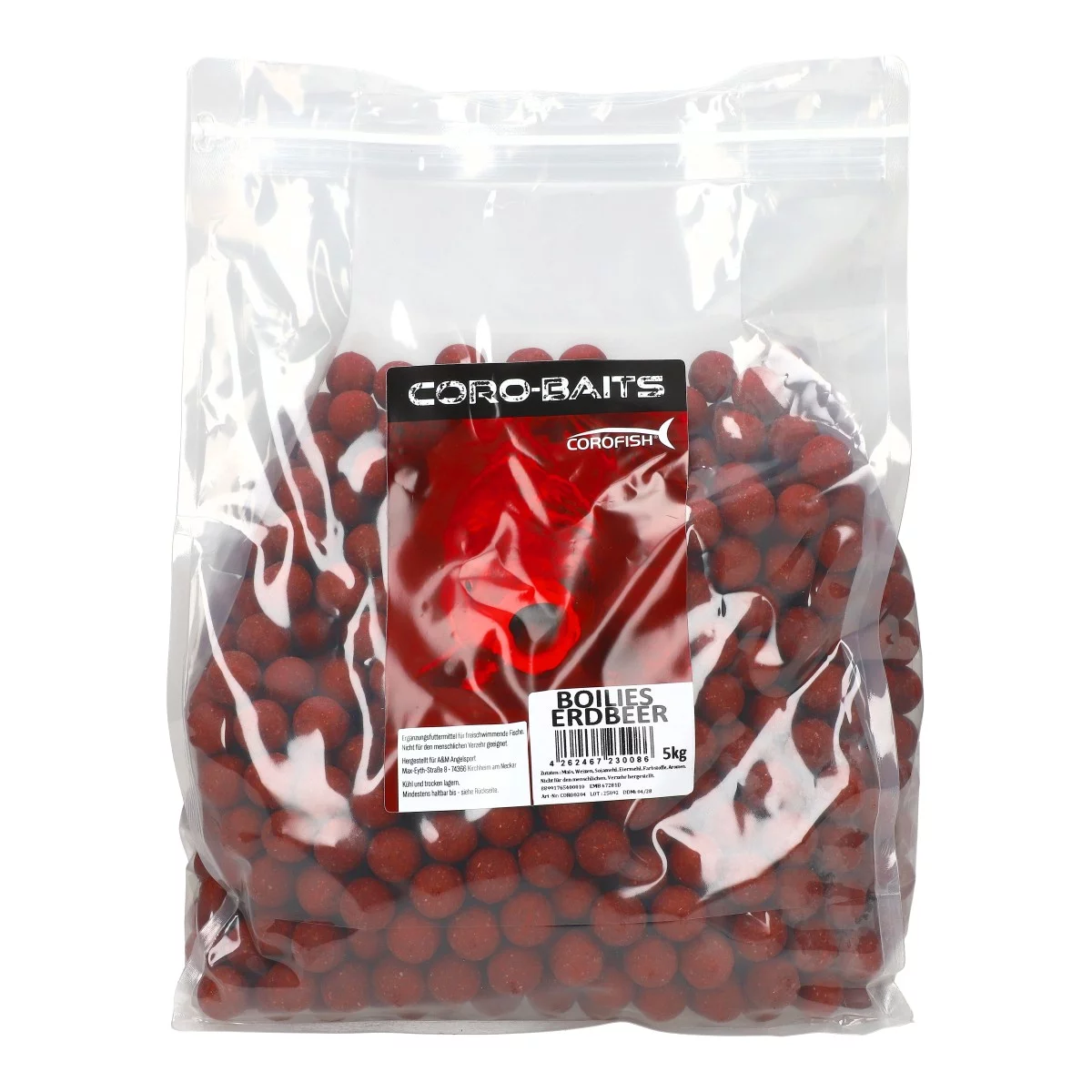 COROFISH Coro-Bait Boilies Kartoffel 5kg — 0.20 5000 Erdbeer