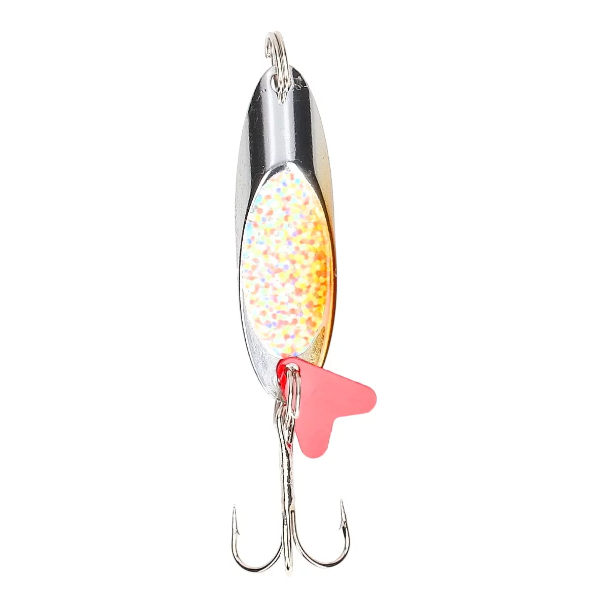 MOSTAL Disc Spoon Silver Organge Flex 5, 27g/5.5cm — ayu flex 32.0