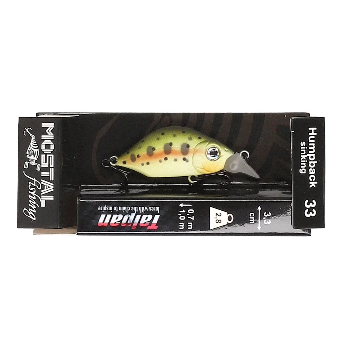TAIPAN Humpback Matte Trout 33mm