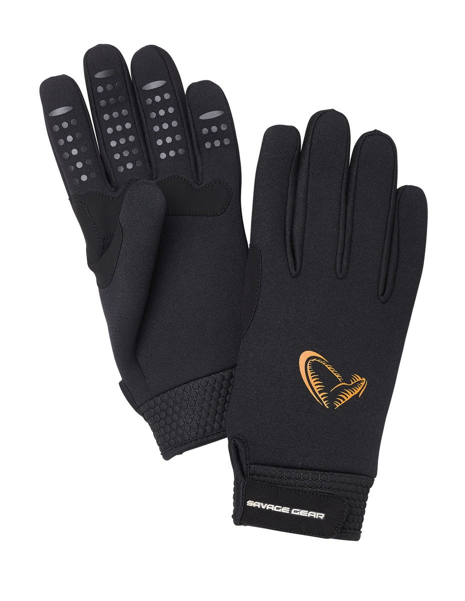 SAVAGE-GEAR Neoprene Stretch Glove M Black SAVAGE-GEAR Neoprene Stretch Glove M Black
