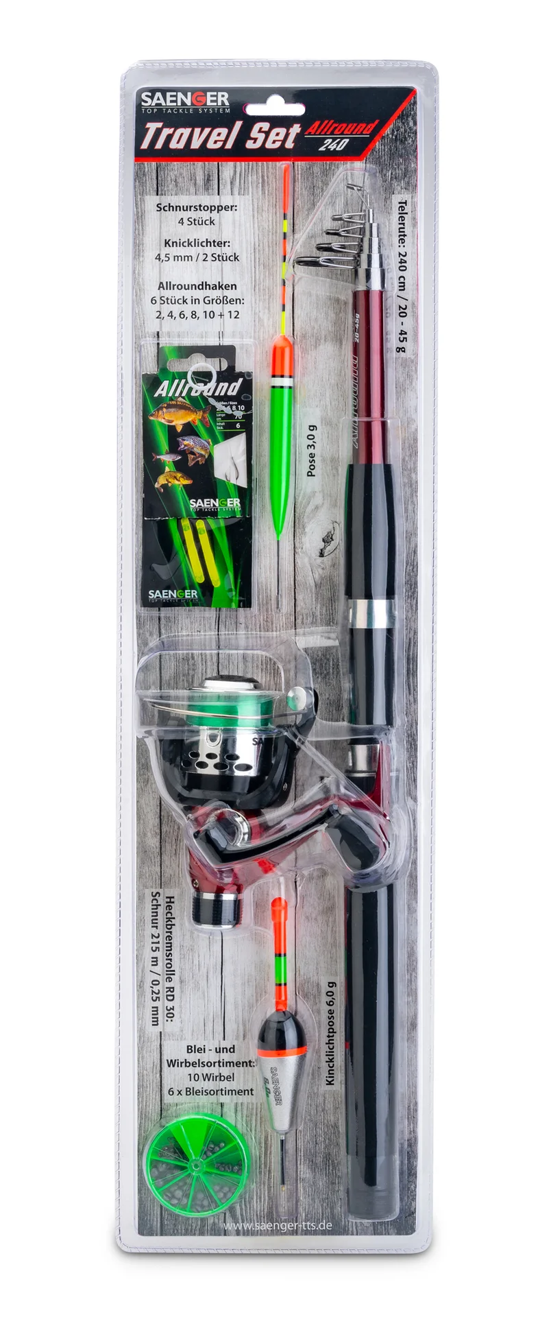 SÄNGER SAENGER Travel Set Allround 2,40m