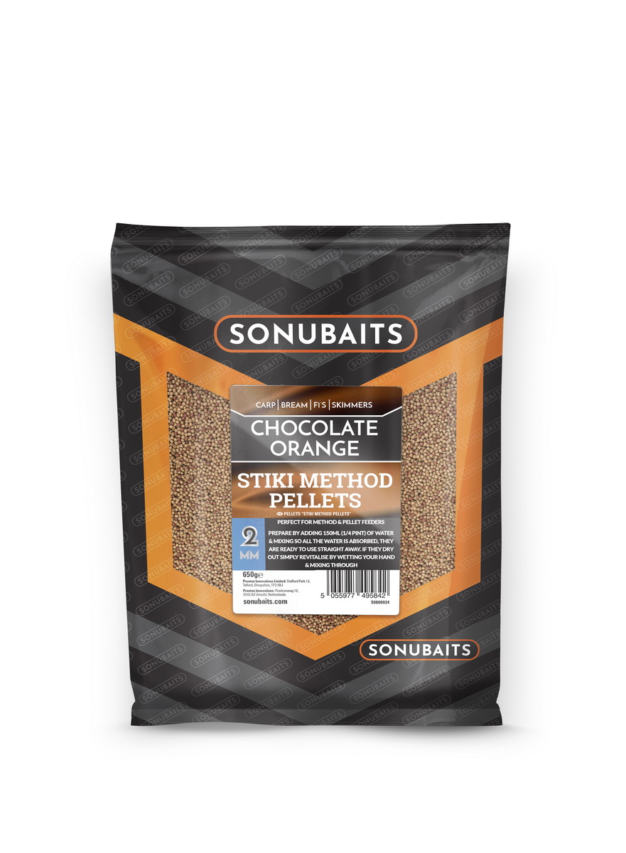 SONUBAITS Stiki Method Pellets Chocolate Orange - 2mm 650g
