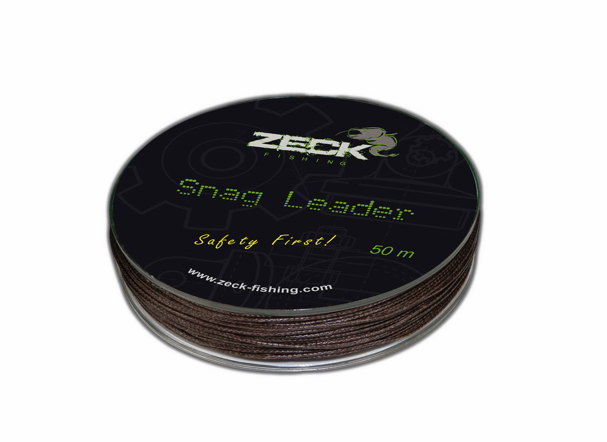 ZECK FISHING Snag Leader 0,90mm 50m, geflochtene Wallervorfachschnur