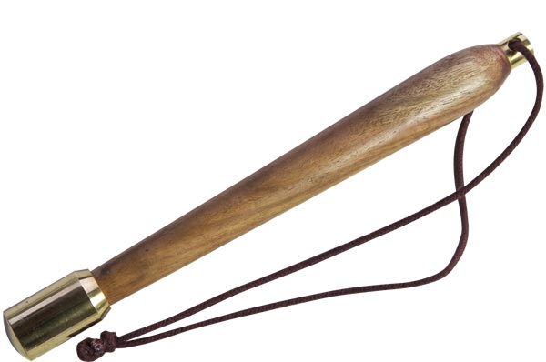 Schlagholz mit Messingkopf 18cm 80g