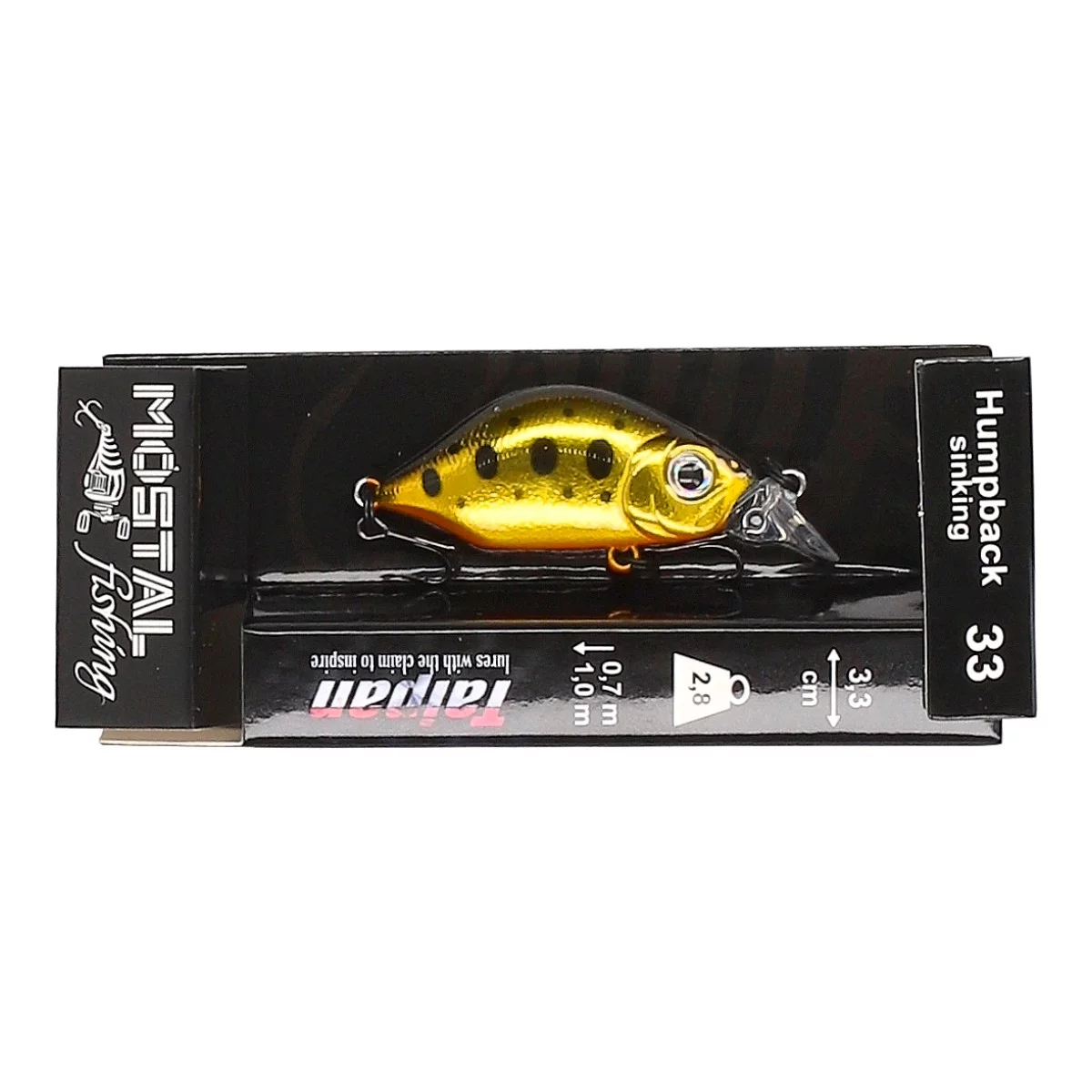 TAIPAN Humpback Gold Trout 33mm