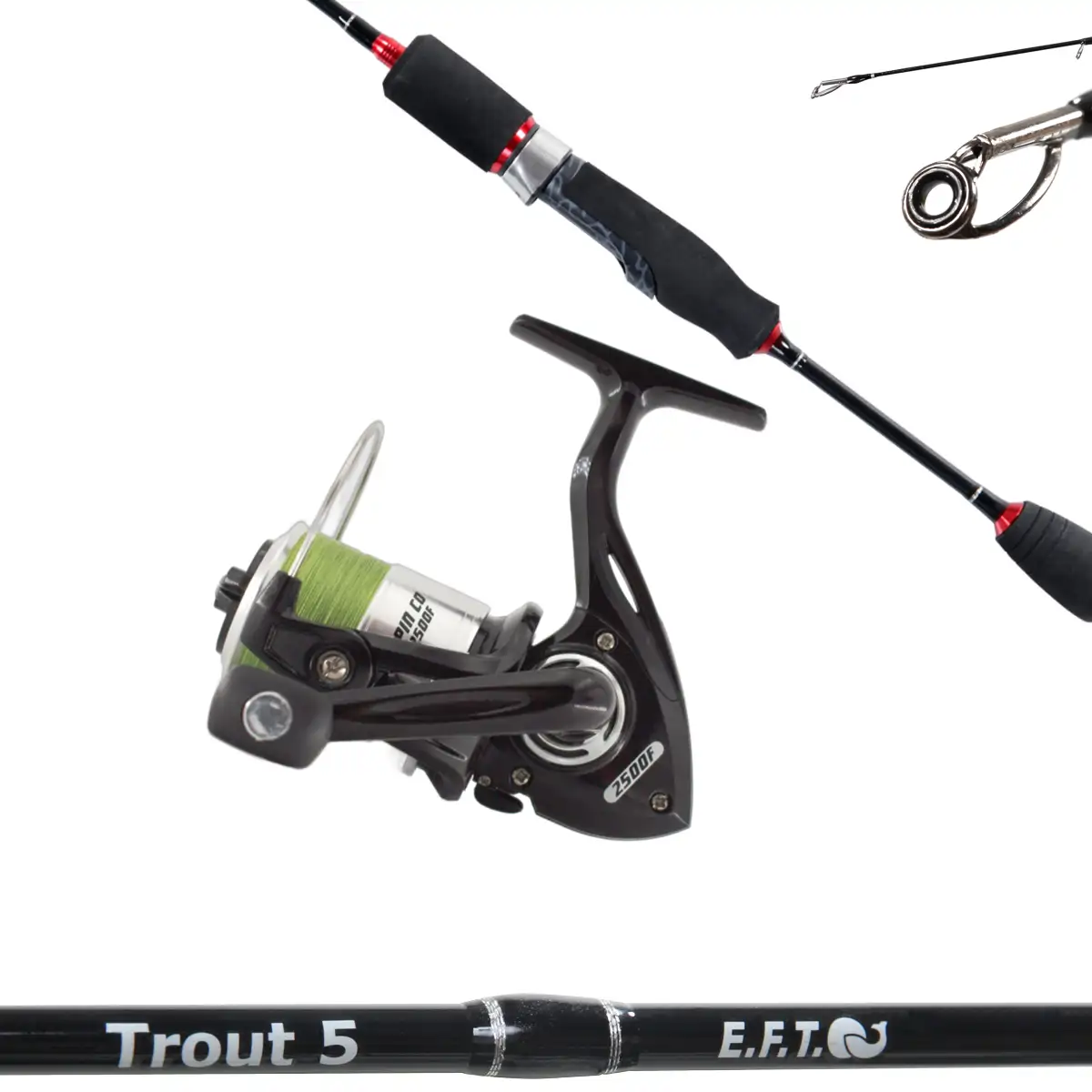 EFT Trout 5 1,80m Combo mit Spin CO 2500 F Braid