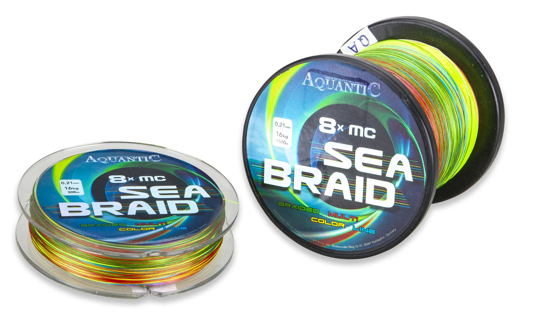 AQUANTIC 8X MC Sea-Braid 0,16mm 300m weitere Ansicht