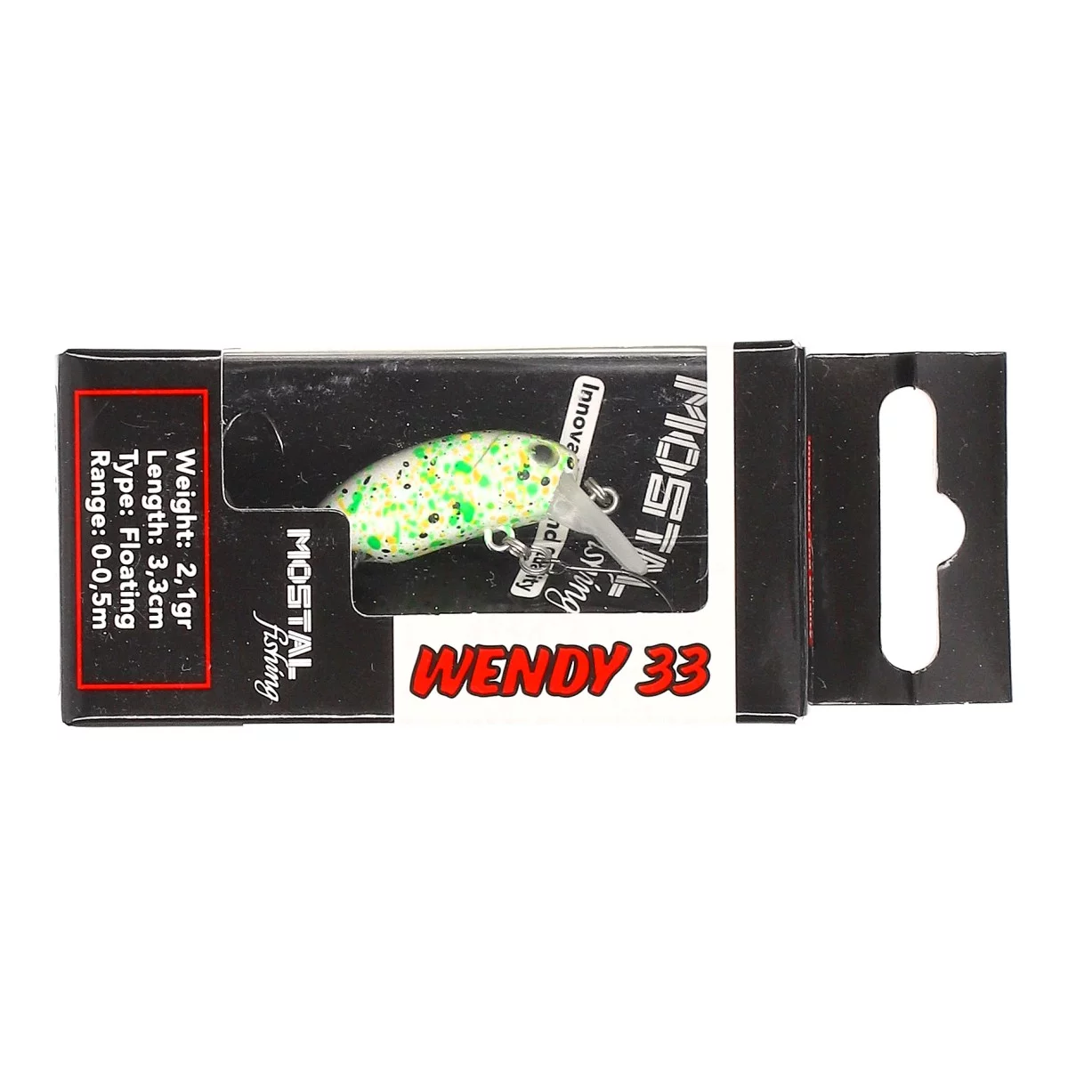 MOSTAL Wendy 33 | 2,1g | Slow Sinking Wobbler | Ultralight